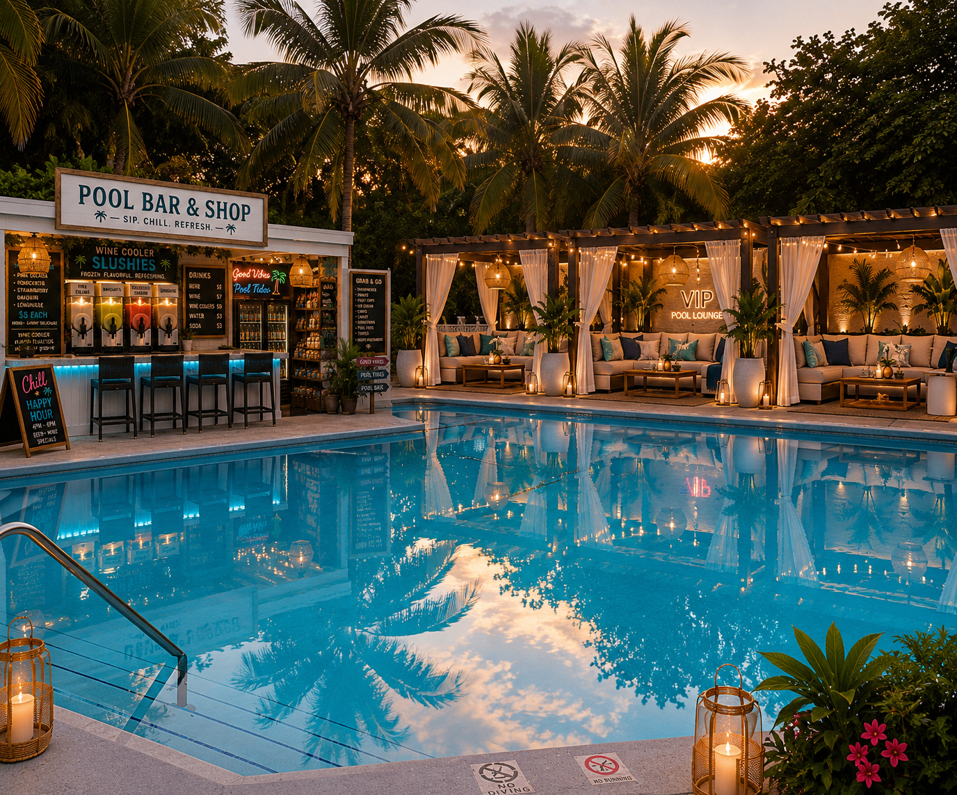 Poolside — Sunset Ambience