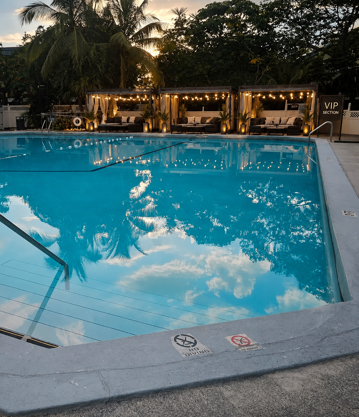 VIP Pool Cabanas